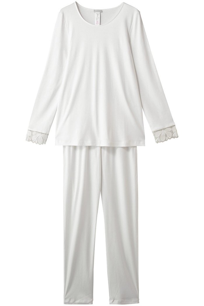 【ハンロ/HANRO / GOODS】のパジャマ インテリア・キッズ・メンズ・レディースファッション・服の通販 founy(ファニー) https://founy.com/ なめらか Smooth, Silky Texture シルク Silk, 100% Silk パジャマ Pajamas, Sleepwear レース Lace, Lace Fabric エレガント 上品 Elegant |ID: prp329100004714147 ipo3291000000034057712