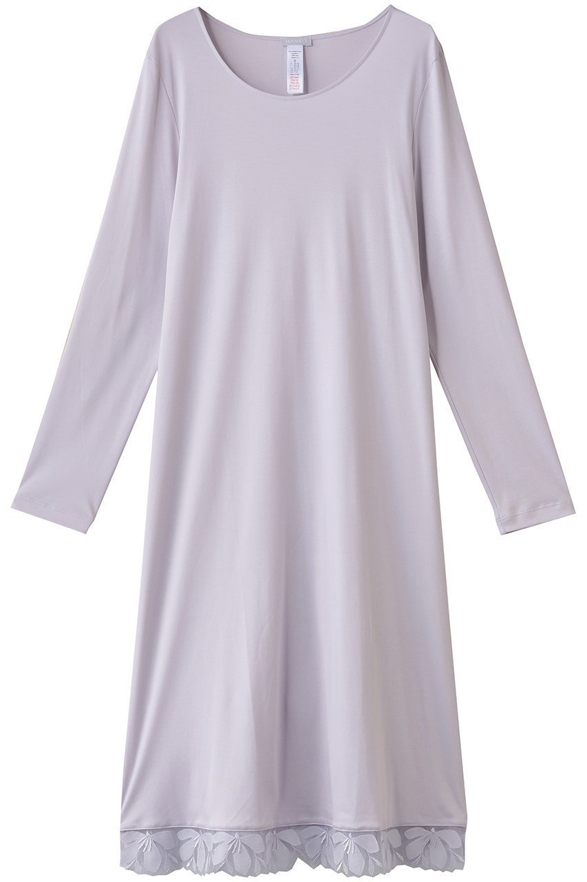 【ハンロ/HANRO】のナイトドレス インテリア・キッズ・メンズ・レディースファッション・服の通販 founy(ファニー) 　ファッション　Fashion　レディースファッション　Fashion for Women　ワンピース　Dresses　フォーマル・パーティードレス・結婚式用ドレス　Elegant & Casual Dresses　チュニック　Tunic Tops & Dresses　なめらか　Smooth, Silky Texture　エレガント 上品　Elegant　シルク　Silk, 100% Silk　チュニック　Tunic, Long Top　ドレス　Dress, One-Piece　リラックス　Relax, Relaxed Fit　レース　Lace, Lace Fabric　ロング　Long, Long-Length　新作・新入荷　New Arrivals / New In　ラベンダー|ID: prp329100004714148 ipo3291000000034057722
