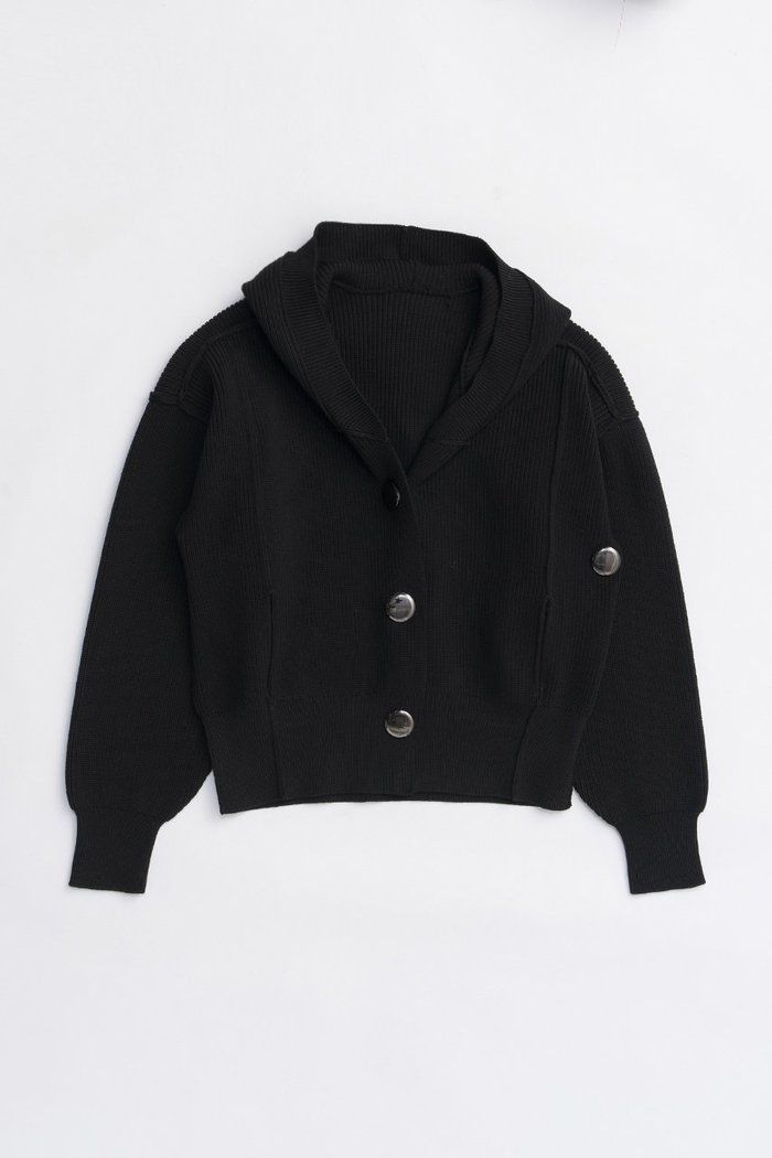 【プランク プロジェクト/PRANK PROJECT】のフーディーニットカーディガン インテリア・キッズ・メンズ・レディースファッション・服の通販 founy(ファニー) https://founy.com/ ファッション Fashion レディースファッション Fashion for Women トップス・カットソー Cut & Sew Tops ニット Knit Tops & Sweaters カーディガン・羽織り Layered Style Cardigans カーディガン Cardigan, Knitwear メタル Metal, Metal Parts 新作・新入荷 New Arrivals / New In |ID: prp329100004714150 ipo3291000000034057738