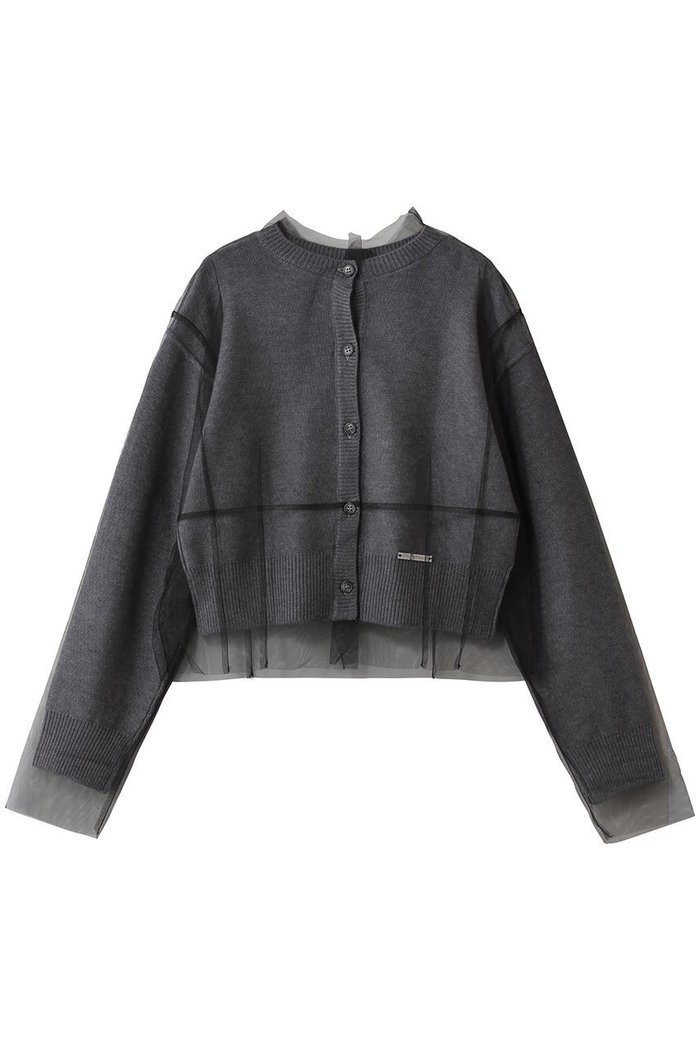 【プランク プロジェクト/PRANK PROJECT】のリバーシブルチュールニットカーディガン インテリア・キッズ・メンズ・レディースファッション・服の通販 founy(ファニー) https://founy.com/ ファッション Fashion レディースファッション Fashion for Women トップス・カットソー Cut & Sew Tops ニット Knit Tops & Sweaters カーディガン・羽織り Layered Style Cardigans カーディガン Cardigan, Knitwear シンプル Simple, Minimal チュール Tulip, Tulip Motif リバーシブル Reversible, Two-Sided |ID: prp329100004714153 ipo3291000000036242667