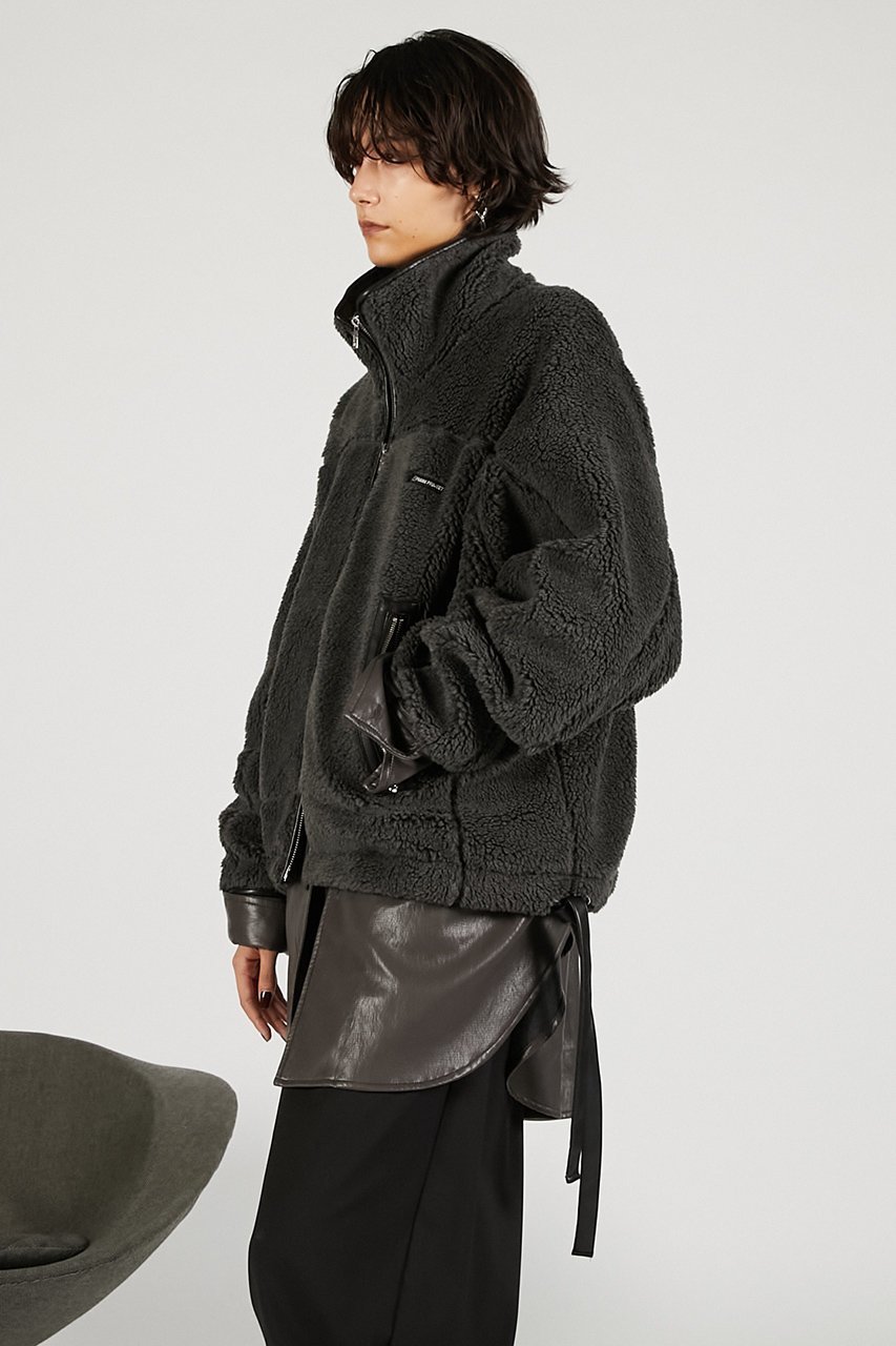 【プランク プロジェクト/PRANK PROJECT】のフリースジャケット 人気、トレンドファッション・服の通販 founy(ファニー) 　ファッション　Fashion　レディースファッション　Fashion for Women　アウター　Coat / Outerwear Collection　レディースジャケット・軽アウター　Jackets　ブルゾンジャケット・スポーティアウター　Blouson Jackets　おすすめ　Recommended / Our Picks　アウトドア　Outdoor Clothing　イタリア　Italy　ジャケット　Jacket, Outerwear　トリミング　Trimming, Decorative Edge　フェイクレザー　Faux Leather, PU Leather　フォルム　Silhouette, Form　ブルゾン　Blouson, Bomber Jacket　メタル　Metal, Metal Parts　新作・新入荷　New Arrivals / New In　other-3|ID: prp329100004714155 ipo3291000000034057794
