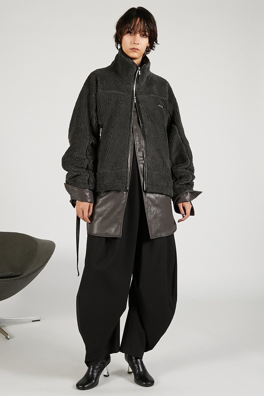 【プランク プロジェクト/PRANK PROJECT】のフリースジャケット 人気、トレンドファッション・服の通販 founy(ファニー) 　ファッション　Fashion　レディースファッション　Fashion for Women　アウター　Coat / Outerwear Collection　レディースジャケット・軽アウター　Jackets　ブルゾンジャケット・スポーティアウター　Blouson Jackets　おすすめ　Recommended / Our Picks　アウトドア　Outdoor Clothing　イタリア　Italy　ジャケット　Jacket, Outerwear　トリミング　Trimming, Decorative Edge　フェイクレザー　Faux Leather, PU Leather　フォルム　Silhouette, Form　ブルゾン　Blouson, Bomber Jacket　メタル　Metal, Metal Parts　新作・新入荷　New Arrivals / New In　other-5|ID: prp329100004714155 ipo3291000000034057796