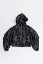 【プランク プロジェクト/PRANK PROJECT】のフェイクレザーパテッドトラックジャケット 人気、トレンドファッション・服の通販 founy(ファニー) ファッション Fashion レディースファッション Fashion for Women アウター Coat / Outerwear Collection レディースジャケット・軽アウター Jackets ブルゾンジャケット・スポーティアウター Blouson Jackets ジャケット Jacket, Outerwear スポーティ Sporty, Casual Athletic セットアップ Set-Up, Coordinated Outfit フェイクレザー Faux Leather, PU Leather フォルム Silhouette, Form ブルゾン Blouson, Bomber Jacket リアル Real, Realistic 新作・新入荷 New Arrivals / New In thumbnail BLK(ブラック)|ID: prp329100004714156 ipo3291000000034057800