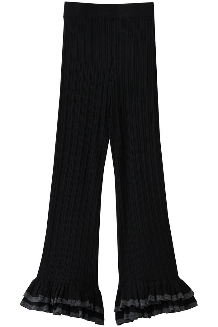 【プランク プロジェクト/PRANK PROJECT】のフリルヘムニットパンツ インテリア・キッズ・メンズ・レディースファッション・服の通販 founy(ファニー) https://founy.com/ ファッション Fashion レディースファッション Fashion for Women パンツ Pants & Trousers おすすめ Recommended / Our Picks フリル Frill, Ruffle |ID: prp329100004714158 ipo3291000000036242687