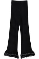 【プランク プロジェクト/PRANK PROJECT】のフリルヘムニットパンツ BLK(ブラック)|ID: prp329100004714158 ipo3291000000036242688