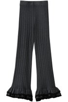 【プランク プロジェクト/PRANK PROJECT】のフリルヘムニットパンツ C.GRY(チャコールグレー)|ID: prp329100004714158 ipo3291000000036242690