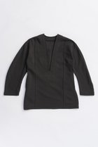 【プランク プロジェクト/PRANK PROJECT】のディープVネックスウェット 人気、トレンドファッション・服の通販 founy(ファニー) ファッション Fashion レディースファッション Fashion for Women トップス・カットソー Cut & Sew Tops シャツ・ブラウス・オフィスカジュアル Elegant Blouses & Button-Ups レディースパーカー・カジュアルフーディー Casual Hoodies & Sweatshirts ロングTシャツ・Tシャツ Longline T-Shirts & Tees スウェット・クルーネックトップス Sweatshirts & Crewnecks / Relaxed Fit Sweat Tops カットソー・ベーシックTシャツ Cut-and-Sewn Tops / Stretch Tees & Basics Vネックトップス V-Neck Tops / V-Cut Neckline Shirts インナー Innerwear スウェット / スエット Sweatshirt, Sweatwear セットアップ Set-Up, Coordinated Outfit フェミニン Feminine, Girly リラックス Relax, Relaxed Fit エレガント 上品 Elegant 新作・新入荷 New Arrivals / New In thumbnail BLK(ブラック)|ID: prp329100004714161 ipo3291000000034057848