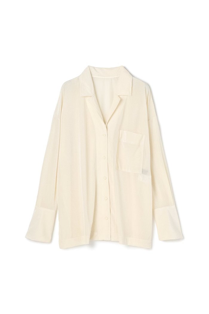 【アンクレイヴ/uncrave】の【10/1 12:00販売開始】シアーベロアリブ シャツ インテリア・キッズ・メンズ・レディースファッション・服の通販 founy(ファニー) https://founy.com/ ファッション Fashion レディースファッション Fashion for Women トップス・カットソー Cut & Sew Tops シャツ・ブラウス・オフィスカジュアル Elegant Blouses & Button-Ups ベロアトップス Velour Tops / Velvet-Look Items ギャザー Gathered, Ruffled シアー Sheer, See-Through スリーブ Sleeve, Long Sleeve / Short Sleeve セットアップ Set-Up, Coordinated Outfit パジャマ Pajamas, Sleepwear パターン Pattern, Design Print ベロア Velour, Soft Velvet ロング Long, Long-Length エレガント 上品 Elegant 新作・新入荷 New Arrivals / New In |ID: prp329100004714174 ipo3291000000034057954