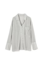 【アンクレイヴ/uncrave】の【10/1 12:00販売開始】シアーベロアリブ シャツ 人気、トレンドファッション・服の通販 founy(ファニー) ファッション Fashion レディースファッション Fashion for Women トップス・カットソー Cut & Sew Tops シャツ・ブラウス・オフィスカジュアル Elegant Blouses & Button-Ups ベロアトップス Velour Tops / Velvet-Look Items ギャザー Gathered, Ruffled シアー Sheer, See-Through スリーブ Sleeve, Long Sleeve / Short Sleeve セットアップ Set-Up, Coordinated Outfit パジャマ Pajamas, Sleepwear パターン Pattern, Design Print ベロア Velour, Soft Velvet ロング Long, Long-Length エレガント 上品 Elegant 新作・新入荷 New Arrivals / New In thumbnail ライトグレー|ID: prp329100004714174 ipo3291000000034057956