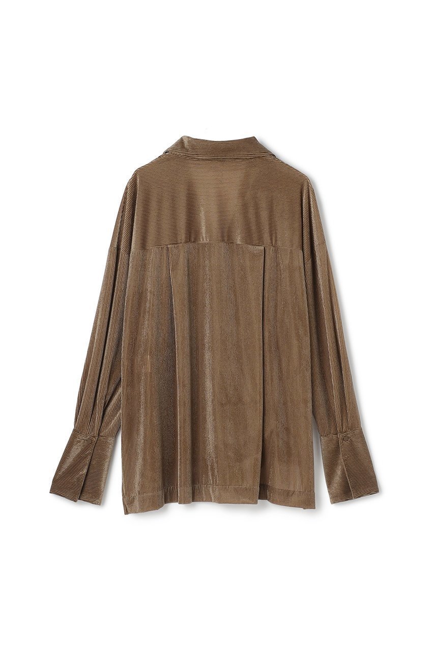 【アンクレイヴ/uncrave】の【10/1 12:00販売開始】シアーベロアリブ シャツ 人気、トレンドファッション・服の通販 founy(ファニー) 　ファッション　Fashion　レディースファッション　Fashion for Women　トップス・カットソー　Cut & Sew Tops　シャツ・ブラウス・オフィスカジュアル　Elegant Blouses & Button-Ups　ベロアトップス　Velour Tops / Velvet-Look Items　ギャザー　Gathered, Ruffled　シアー　Sheer, See-Through　スリーブ　Sleeve, Long Sleeve / Short Sleeve　セットアップ　Set-Up, Coordinated Outfit　パジャマ　Pajamas, Sleepwear　パターン　Pattern, Design Print　ベロア　Velour, Soft Velvet　ロング　Long, Long-Length　エレガント 上品　Elegant　新作・新入荷　New Arrivals / New In　other-2|ID: prp329100004714174 ipo3291000000034057959