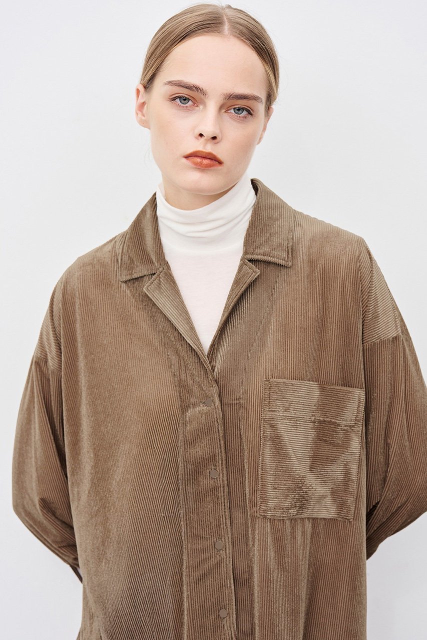 【アンクレイヴ/uncrave】の【10/1 12:00販売開始】シアーベロアリブ シャツ 人気、トレンドファッション・服の通販 founy(ファニー) 　ファッション　Fashion　レディースファッション　Fashion for Women　トップス・カットソー　Cut & Sew Tops　シャツ・ブラウス・オフィスカジュアル　Elegant Blouses & Button-Ups　ベロアトップス　Velour Tops / Velvet-Look Items　ギャザー　Gathered, Ruffled　シアー　Sheer, See-Through　スリーブ　Sleeve, Long Sleeve / Short Sleeve　セットアップ　Set-Up, Coordinated Outfit　パジャマ　Pajamas, Sleepwear　パターン　Pattern, Design Print　ベロア　Velour, Soft Velvet　ロング　Long, Long-Length　エレガント 上品　Elegant　新作・新入荷　New Arrivals / New In　other-8|ID: prp329100004714174 ipo3291000000034057965