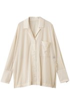 【アンクレイヴ/uncrave】のシアーベロアリブ シャツ エクリュ|ID: prp329100004714174 ipo3291000000036242741