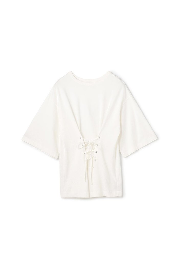 【アンクレイヴ/uncrave】の【10/1 12:00販売開始】プレーンジャージー 2WAYレースアップトップス インテリア・キッズ・メンズ・レディースファッション・服の通販 founy(ファニー) https://founy.com/ ファッション Fashion レディースファッション Fashion for Women トップス・カットソー Cut & Sew Tops シャツ・ブラウス・オフィスカジュアル Elegant Blouses & Button-Ups ロングTシャツ・Tシャツ Longline T-Shirts & Tees カットソー・ベーシックTシャツ Cut-and-Sewn Tops / Stretch Tees & Basics ギャザー Gathered, Ruffled ショート Short, Short Length スリーブ Sleeve, Long Sleeve / Short Sleeve ドレープ Drape, Draping Fabric フィット Fit, Slim Fit ベーシック Basic, Essential レース Lace, Lace Fabric 新作・新入荷 New Arrivals / New In |ID: prp329100004714176 ipo3291000000034057971