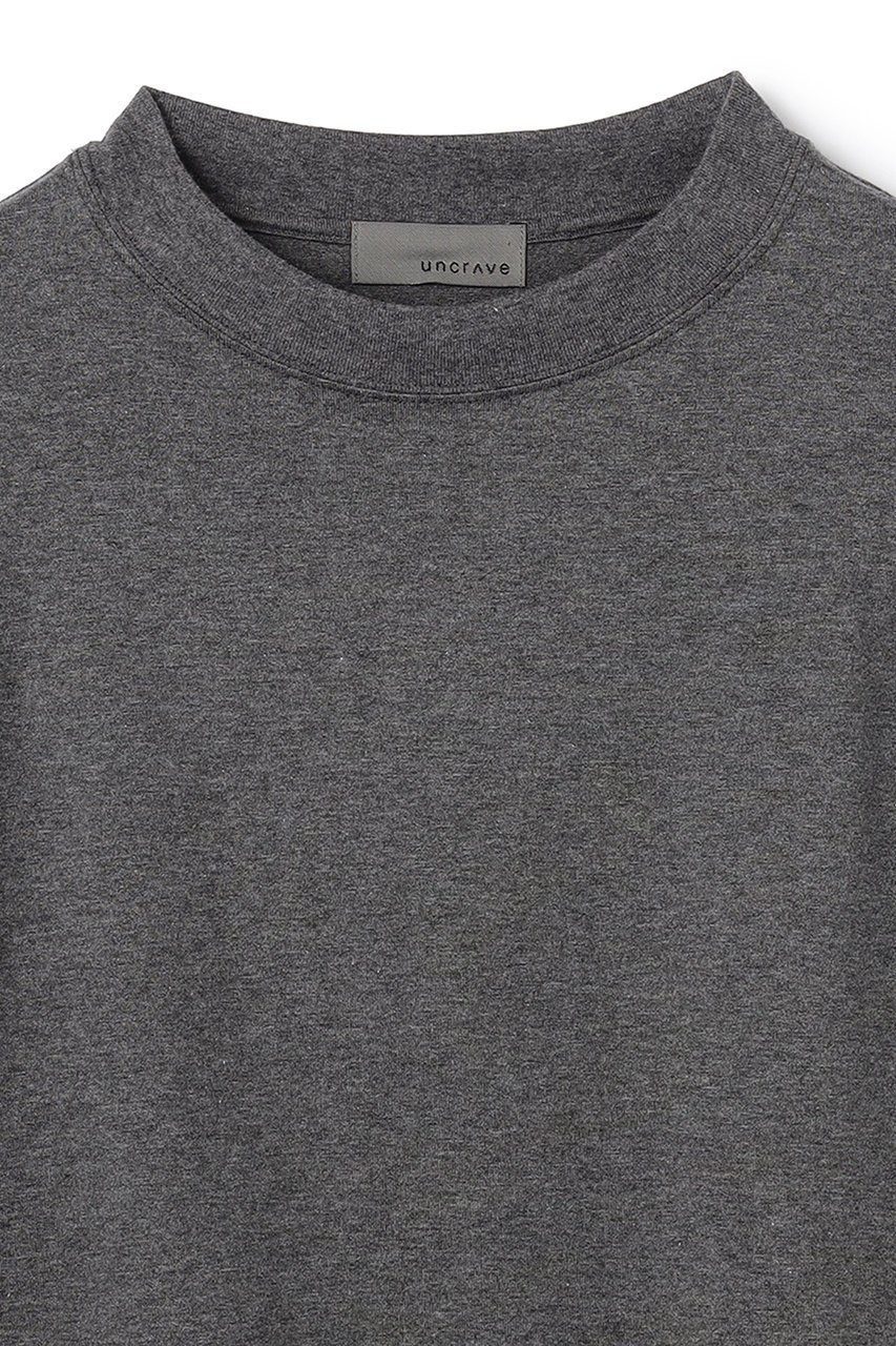 【アンクレイヴ/uncrave】の【10/1 12:00販売開始】プレーンジャージー ロンT 人気、トレンドファッション・服の通販 founy(ファニー) 　ファッション　Fashion　レディースファッション　Fashion for Women　トップス・カットソー　Cut & Sew Tops　シャツ・ブラウス・オフィスカジュアル　Elegant Blouses & Button-Ups　ロングTシャツ・Tシャツ　Longline T-Shirts & Tees　カットソー・ベーシックTシャツ　Cut-and-Sewn Tops / Stretch Tees & Basics　ギャザー　Gathered, Ruffled　スリーブ　Sleeve, Long Sleeve / Short Sleeve　バランス　Balance, Style Balance　フォルム　Silhouette, Form　ベーシック　Basic, Essential　モックネック　Mock Neck, Short Turtleneck　ロング　Long, Long-Length　新作・新入荷　New Arrivals / New In　長袖　Long Sleeve, Full Sleeve　other-3|ID: prp329100004714177 ipo3291000000034057987