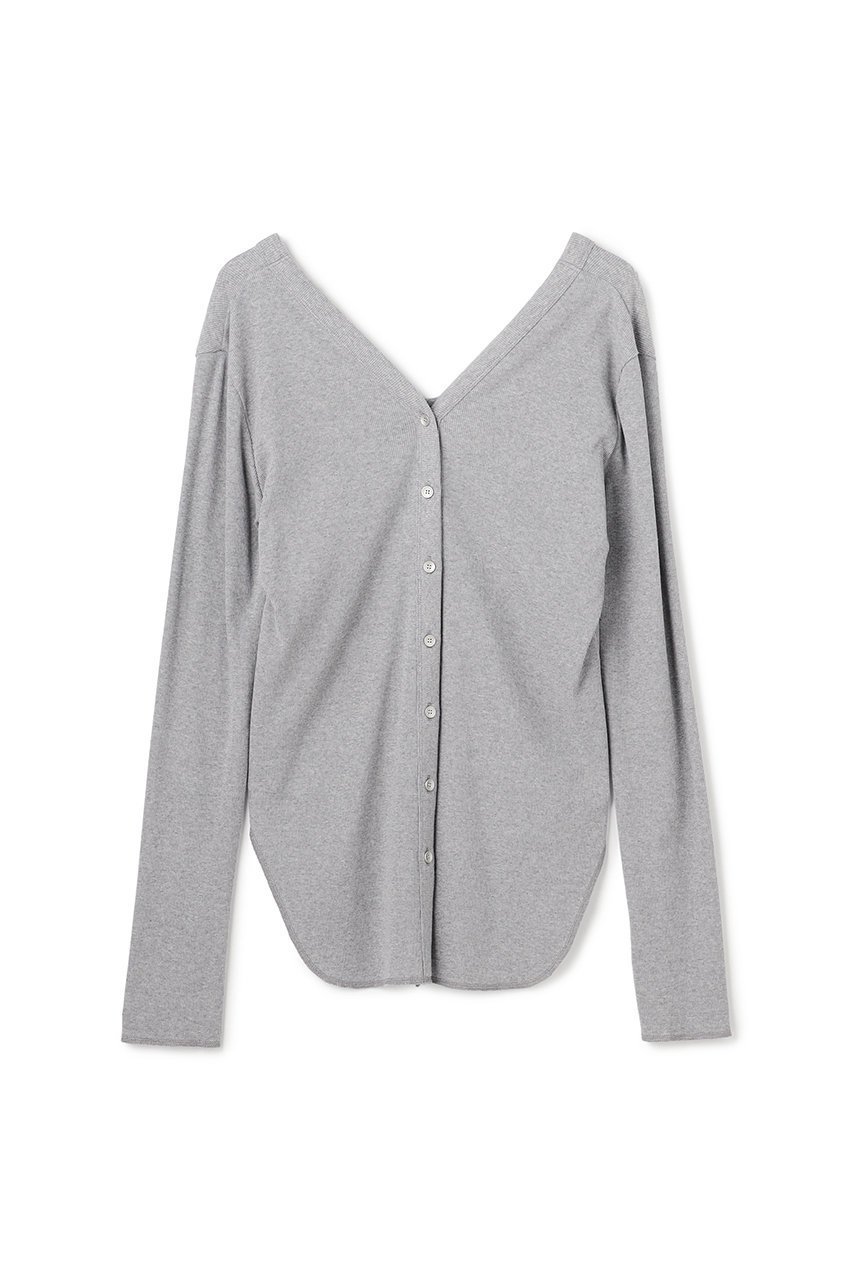 【アンクレイヴ/uncrave】の【10/1 12:00販売開始】ヴィンテージリブ 2WAYトップス インテリア・キッズ・メンズ・レディースファッション・服の通販 founy(ファニー) 　ファッション　Fashion　レディースファッション　Fashion for Women　トップス・カットソー　Cut & Sew Tops　シャツ・ブラウス・オフィスカジュアル　Elegant Blouses & Button-Ups　ロングTシャツ・Tシャツ　Longline T-Shirts & Tees　カットソー・ベーシックTシャツ　Cut-and-Sewn Tops / Stretch Tees & Basics　カーディガン　Cardigan, Knitwear　ストレッチ　Stretch, Stretchy Fabric　スリット　Slit, Slit Detail　スリーブ　Sleeve, Long Sleeve / Short Sleeve　テレコ　Ribbed, Rib Stitch　フィット　Fit, Slim Fit　ロング　Long, Long-Length　新作・新入荷　New Arrivals / New In　長袖　Long Sleeve, Full Sleeve　グレー|ID: prp329100004714178 ipo3291000000034057994