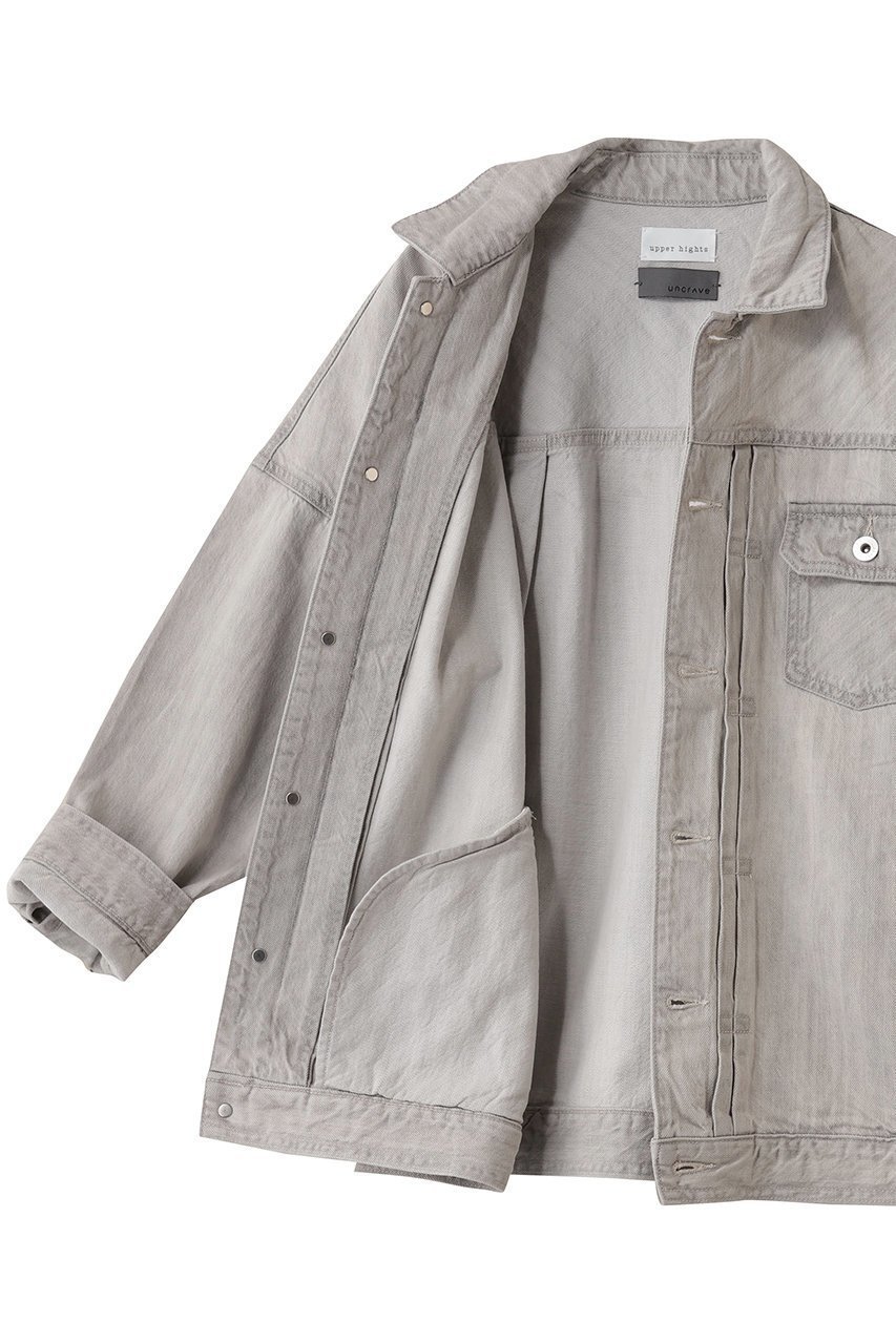 【アンクレイヴ/uncrave】の【upper hights×uncrave】THE LOOSE JEAN JK 人気、トレンドファッション・服の通販 founy(ファニー) 　ファッション　Fashion　レディースファッション　Fashion for Women　アウター　Coat / Outerwear Collection　レディースジャケット・軽アウター　Jackets　ジャケット　Jacket, Outerwear　デニム　Denim, Jeans Material　パターン　Pattern, Design Print　ヴィンテージ　Vintage Style　別注　Limited Edition, Custom Order　定番　Standard, Basic Item　other-6|ID: prp329100004714180 ipo3291000000036040868