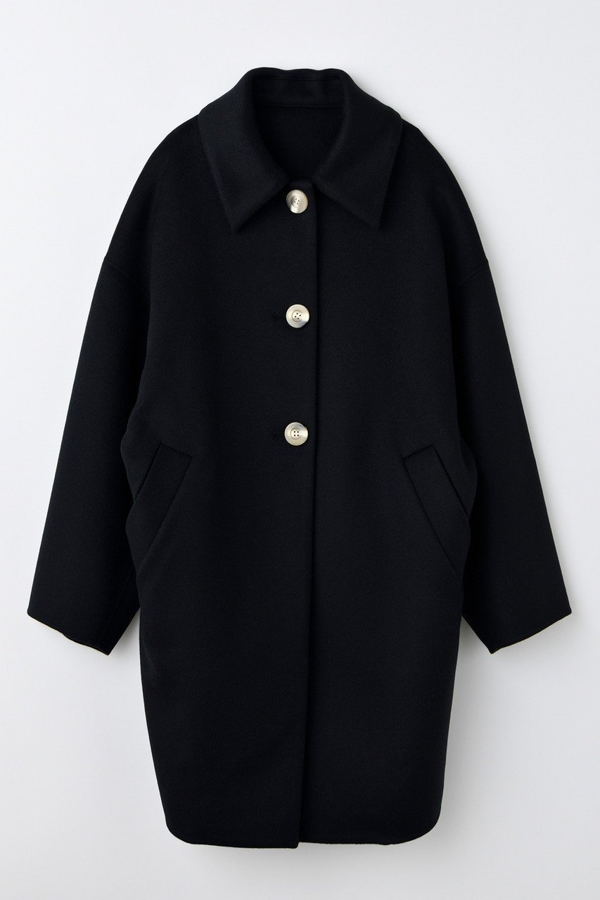 【エンフォルド/ENFOLD】のNAPE SOUTIEN-COLLAR COAT/コート 人気、トレンドファッション・服の通販 founy(ファニー) 　ファッション　Fashion　レディースファッション　Fashion for Women　アウター　Coat / Outerwear Collection　コート・ロングコート・ピーコート　Long Coats, Peacoats & More　クラシック　Classic, Timeless Style　スタンダード　Standard, Basic　ダブル　Double, Double-Breasted　バランス　Balance, Style Balance　パターン　Pattern, Design Print　フェイス　Face, Facial Design　ロング　Long, Long-Length　新作・新入荷　New Arrivals / New In　 other-1|ID: prp329100004715318 ipo3291000000034067999