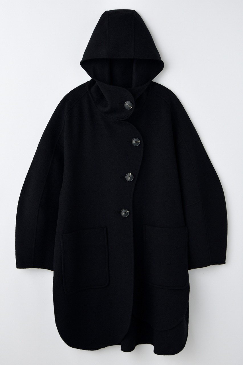 【エンフォルド/ENFOLD】のCIRCLE MODS-COAT/コート インテリア・キッズ・メンズ・レディースファッション・服の通販 founy(ファニー) 　ファッション　Fashion　レディースファッション　Fashion for Women　アウター　Coat / Outerwear Collection　コート・ロングコート・ピーコート　Long Coats, Peacoats & More　アシンメトリー　Asymmetrical Style　カッティング　Cutting Detail　サークル　Circle, Round Design　ダブル　Double, Double-Breasted　フェイス　Face, Facial Design　モッズコート　Mods Coat, Military Parka　ロング　Long, Long-Length　切替　Switching, Contrast Panel　新作・新入荷　New Arrivals / New In　ブラック|ID: prp329100004715319 ipo3291000000034068004