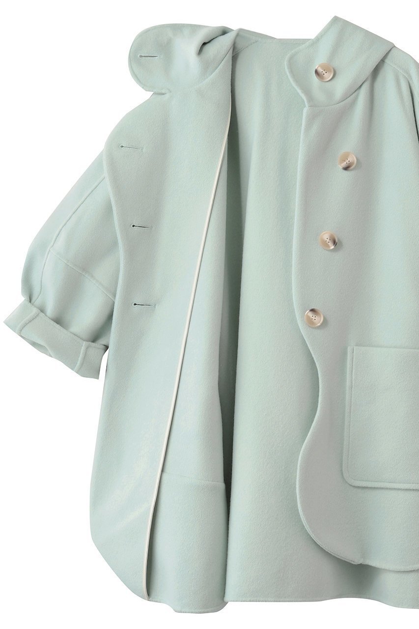 【エンフォルド/ENFOLD】のCIRCLE MODS-COAT/コート 人気、トレンドファッション・服の通販 founy(ファニー) 　ファッション　Fashion　レディースファッション　Fashion for Women　アウター　Coat / Outerwear Collection　コート・ロングコート・ピーコート　Long Coats, Peacoats & More　アシンメトリー　Asymmetrical Style　カッティング　Cutting Detail　サークル　Circle, Round Design　ダブル　Double, Double-Breasted　フェイス　Face, Facial Design　モッズコート　Mods Coat, Military Parka　ロング　Long, Long-Length　切替　Switching, Contrast Panel　other-6|ID: prp329100004715319 ipo3291000000035483982