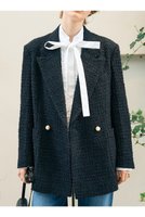 【デザイン ワークス/DESIGN WORKS】のツィードテーラードパールボタンジャケット 人気、トレンドファッション・服の通販 founy(ファニー) ファッション Fashion レディースファッション Fashion for Women アウター Coat / Outerwear Collection レディースジャケット・軽アウター Jackets おすすめ Recommended / Our Picks クラシック Classic, Timeless Style ジャケット Jacket, Outerwear ダウン Down, Puffer チェック Check, Plaid, Tartan デニム Denim, Jeans Material パール Pearl, Pearl Accent フォルム Silhouette, Form ミックス Mix, Mixed Style エレガント 上品 Elegant 新作・新入荷 New Arrivals / New In |ID:prp329100004715321