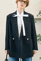 【デザイン ワークス/DESIGN WORKS】のツィードテーラードパールボタンジャケット 人気、トレンドファッション・服の通販 founy(ファニー) ファッション Fashion レディースファッション Fashion for Women アウター Coat / Outerwear Collection レディースジャケット・軽アウター Jackets おすすめ Recommended / Our Picks クラシック Classic, Timeless Style ジャケット Jacket, Outerwear ダウン Down, Puffer チェック Check, Plaid, Tartan デニム Denim, Jeans Material パール Pearl, Pearl Accent フォルム Silhouette, Form ミックス Mix, Mixed Style エレガント 上品 Elegant thumbnail ダークネイビー|ID: prp329100004715321 ipo3291000000035800553