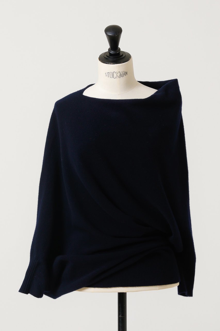 【デザイン ワークス/DESIGN WORKS】のウールホールガーメントアシメトリーニット インテリア・キッズ・メンズ・レディースファッション・服の通販 founy(ファニー) ファッション Fashion レディースファッション Fashion for Women トップス・カットソー Cut & Sew Tops ニット Knit Tops & Sweaters カジュアルプルオーバー・ニットトップス Pullovers & Knit Tops / Casual Pullovers おすすめ Recommended / Our Picks アクセサリー Fashion Accessories シンプル Simple, Minimal スタイリッシュ Stylish, Fashionable ドレープ Drape, Draping Fabric ホールガーメント WholeGarment, Seamless Knit ボトム Bottoms, Lower Wear 再入荷 Restock / Back in Stock ネイビー|ID: prp329100004715323 ipo3291000000034176692