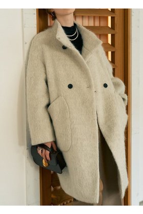 【デザイン ワークス/DESIGN WORKS】 アルパカ混モヘアシャギーコート人気、トレンドファッション・服の通販 founy(ファニー) ファッション Fashion レディースファッション Fashion for Women アウター Coat / Outerwear Collection コート・ロングコート・ピーコート Long Coats, Peacoats & More ウェーブ Wavy Pattern ショート Short, Short Length シンプル Simple, Minimal スタンド Stand Collar, Upright Stand スリム Slim, Slim Fit トレンド Trend, Trending Now バランス Balance, Style Balance フェミニン Feminine, Girly ラグジュアリー Luxury, Elegant 新作・新入荷 New Arrivals / New In |ID:prp329100004715325