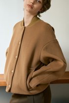 【デザイン ワークス/DESIGN WORKS】のSUPER140ウールコクーンスタジャンブルゾン キャメル|ID:prp329100004715326