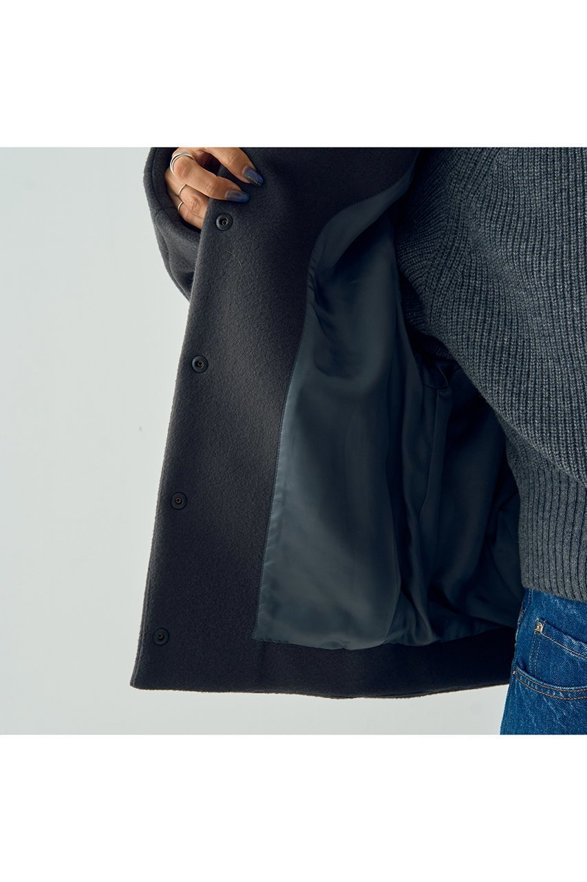 【デザイン ワークス/DESIGN WORKS】のSUPER140ウールコクーンスタジャンブルゾン 人気、トレンドファッション・服の通販 founy(ファニー) 　ファッション　Fashion　レディースファッション　Fashion for Women　アウター　Coat / Outerwear Collection　レディースジャケット・軽アウター　Jackets　ブルゾンジャケット・スポーティアウター　Blouson Jackets　おすすめ　Recommended / Our Picks　ジャケット　Jacket, Outerwear　タートル　Turtleneck, Turtle Collar　バランス　Balance, Style Balance　フェミニン　Feminine, Girly　ブルゾン　Blouson, Bomber Jacket　モダン　Modern, Contemporary　other-8|ID: prp329100004715326 ipo3291000000035535486