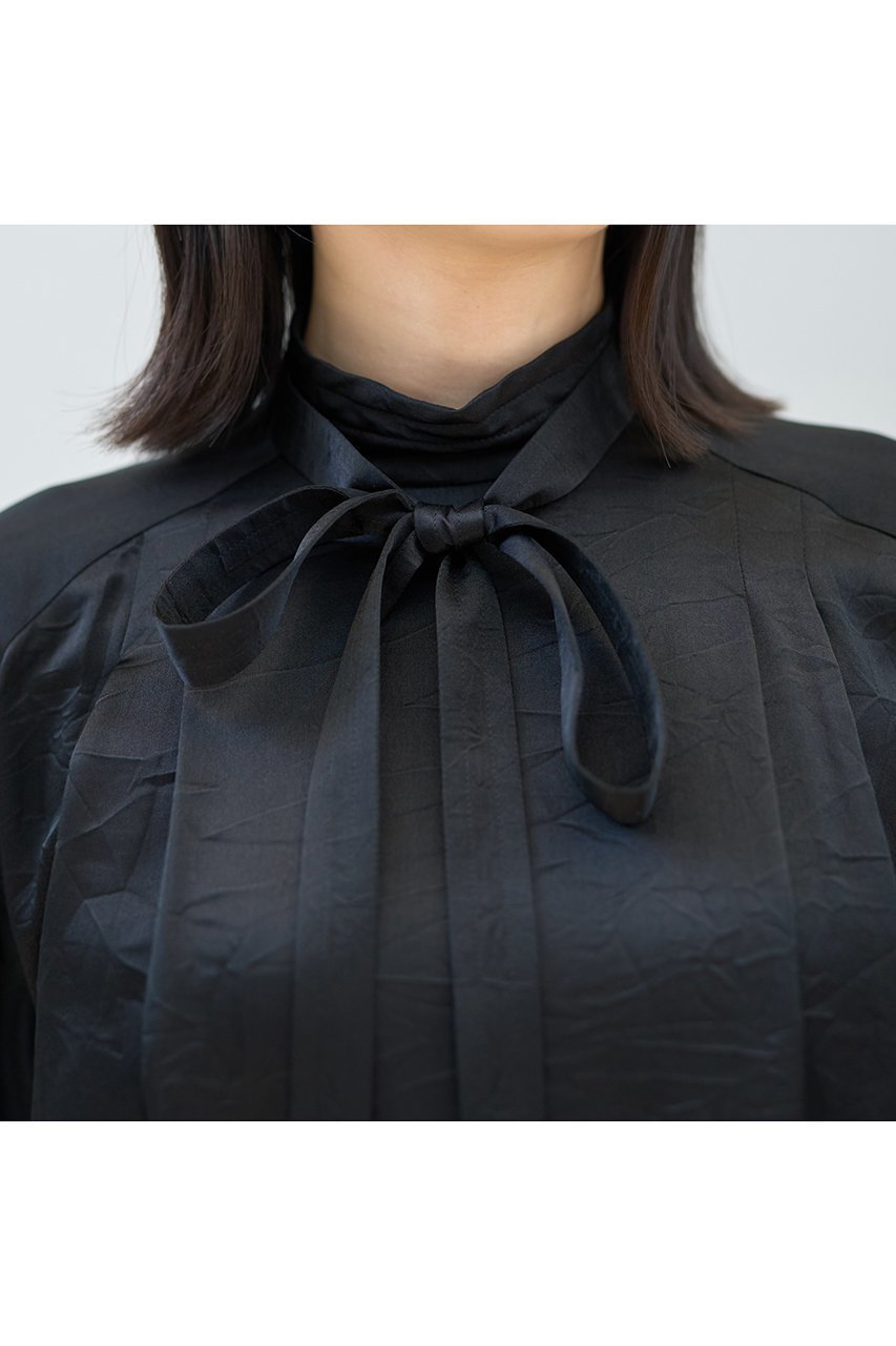 【デザイン ワークス/DESIGN WORKS】の【BEAUVET】キュプラシルクボウタイブラウス 人気、トレンドファッション・服の通販 founy(ファニー) 　ファッション　Fashion　レディースファッション　Fashion for Women　トップス・カットソー　Cut & Sew Tops　シャツ・ブラウス・オフィスカジュアル　Elegant Blouses & Button-Ups　クラシカル　Classical, Vintage-Inspired　シンプル　Simple, Minimal　ジャケット　Jacket, Outerwear　スリーブ　Sleeve, Long Sleeve / Short Sleeve　ラグジュアリー　Luxury, Elegant　ロング　Long, Long-Length　other-6|ID: prp329100004715328 ipo3291000000035535504
