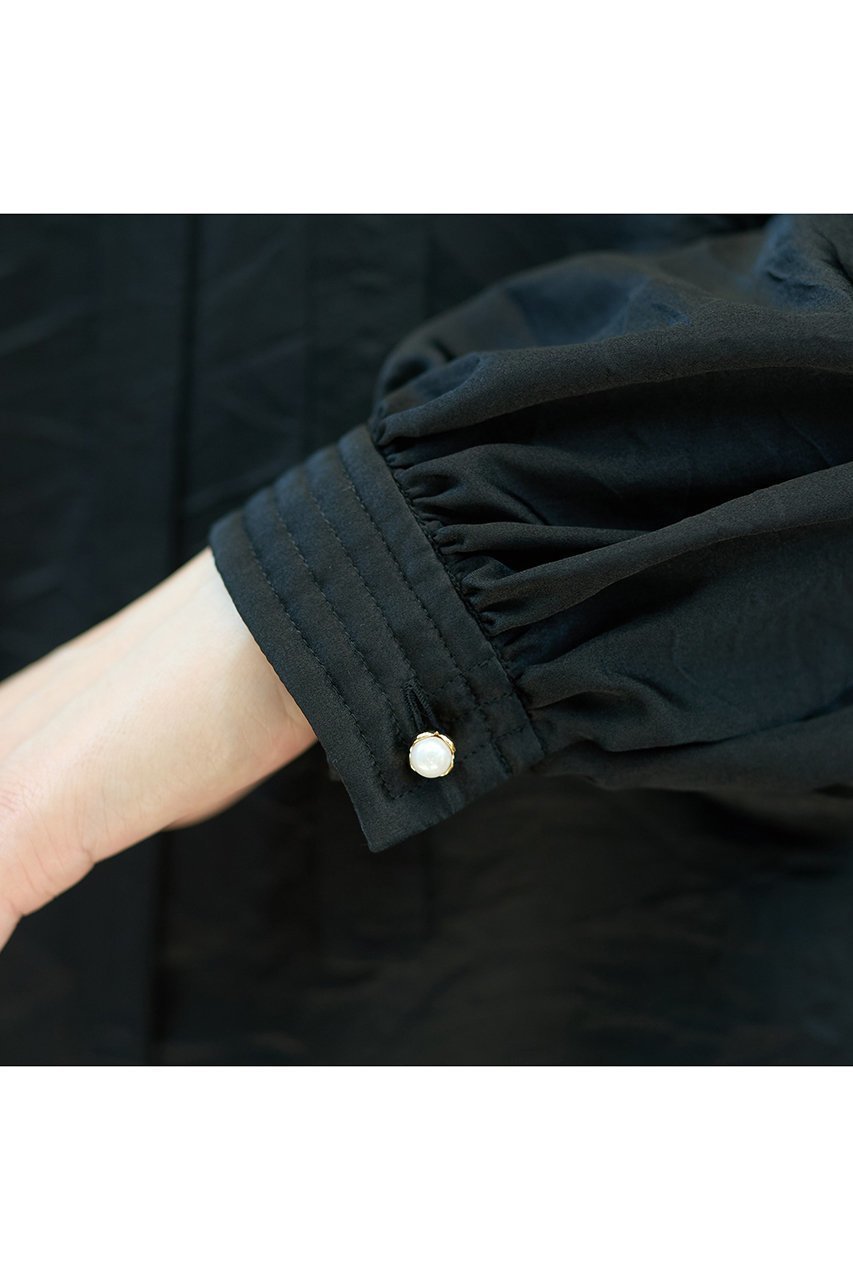 【デザイン ワークス/DESIGN WORKS】の【BEAUVET】キュプラシルクボウタイブラウス 人気、トレンドファッション・服の通販 founy(ファニー) 　ファッション　Fashion　レディースファッション　Fashion for Women　トップス・カットソー　Cut & Sew Tops　シャツ・ブラウス・オフィスカジュアル　Elegant Blouses & Button-Ups　クラシカル　Classical, Vintage-Inspired　シンプル　Simple, Minimal　ジャケット　Jacket, Outerwear　スリーブ　Sleeve, Long Sleeve / Short Sleeve　ラグジュアリー　Luxury, Elegant　ロング　Long, Long-Length　other-7|ID: prp329100004715328 ipo3291000000035535505