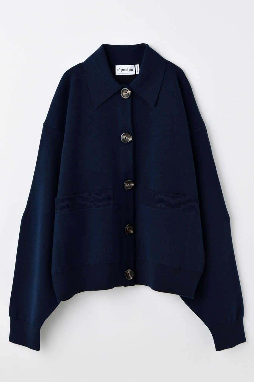 【ナゴンスタンス/nagonstans】のsoutien-collar knit cardigan/カーディガン インテリア・キッズ・メンズ・レディースファッション・服の通販 founy(ファニー) 　ファッション　Fashion　レディースファッション　Fashion for Women　トップス・カットソー　Cut & Sew Tops　ニット　Knit Tops & Sweaters　カーディガン・羽織り　Layered Style Cardigans　カーディガン　Cardigan, Knitwear　新作・新入荷　New Arrivals / New In　Space|ID: prp329100004715343 ipo3291000000034068147