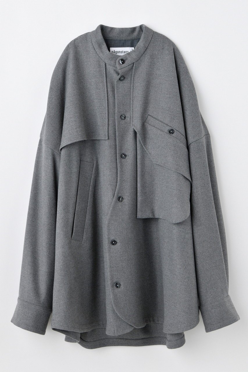 【ナゴンスタンス/nagonstans】のloose shirt/シャツ インテリア・キッズ・メンズ・レディースファッション・服の通販 founy(ファニー) 　ファッション　Fashion　レディースファッション　Fashion for Women　トップス・カットソー　Cut & Sew Tops　シャツ・ブラウス・オフィスカジュアル　Elegant Blouses & Button-Ups　アシンメトリー　Asymmetrical Style　スリーブ　Sleeve, Long Sleeve / Short Sleeve　ポケット　Pocket, Pocket Detail　ルーズ　Loose, Oversized　ロング　Long, Long-Length　新作・新入荷　New Arrivals / New In　Wolf|ID: prp329100004715346 ipo3291000000034068162
