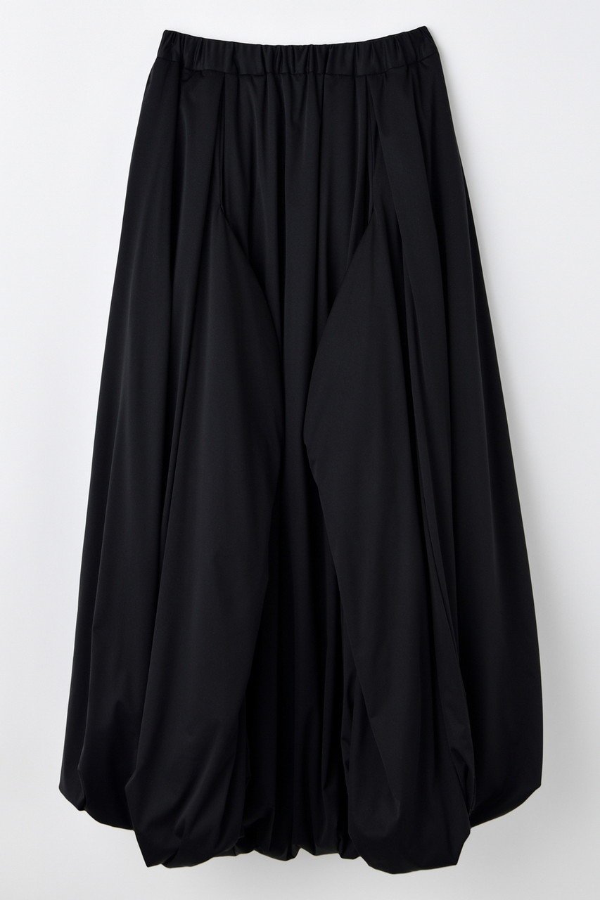 【ナゴンスタンス/nagonstans】のsquare-balloon skirt/スカート インテリア・キッズ・メンズ・レディースファッション・服の通販 founy(ファニー) 　ファッション　Fashion　レディースファッション　Fashion for Women　スカート　Skirts　ロングスカート　Long Skirts / Maxi & Midi Skirts　コーティング　Coating, Coated Finish　スクエア　Square, Square Shape　ストレッチ　Stretch, Stretchy Fabric　ドレープ　Drape, Draping Fabric　ロング　Long, Long-Length　新作・新入荷　New Arrivals / New In　Black|ID: prp329100004715347 ipo3291000000034068166