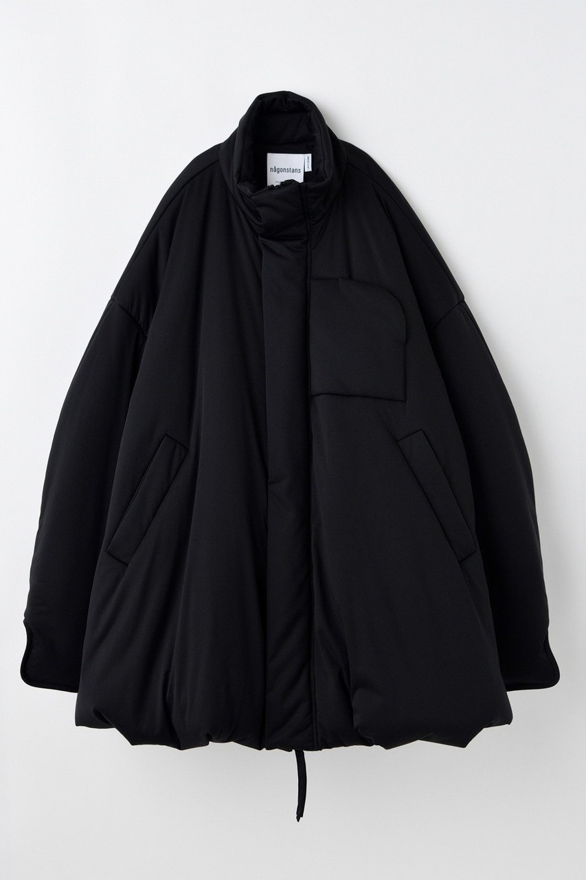 【ナゴンスタンス/nagonstans】のtuck-hem blouson/ブルゾン インテリア・キッズ・メンズ・レディースファッション・服の通販 founy(ファニー) 　ファッション　Fashion　レディースファッション　Fashion for Women　アウター　Coat / Outerwear Collection　レディースジャケット・軽アウター　Jackets　ブルゾンジャケット・スポーティアウター　Blouson Jackets　なめらか　Smooth, Silky Texture　コーティング　Coating, Coated Finish　ジャケット　Jacket, Outerwear　ストレッチ　Stretch, Stretchy Fabric　バルーン　Balloon, Balloon Silhouette　ブルゾン　Blouson, Bomber Jacket　リラックス　Relax, Relaxed Fit　ワイド　Wide, Wide Fit　新作・新入荷　New Arrivals / New In　Black|ID: prp329100004715349 ipo3291000000034068174