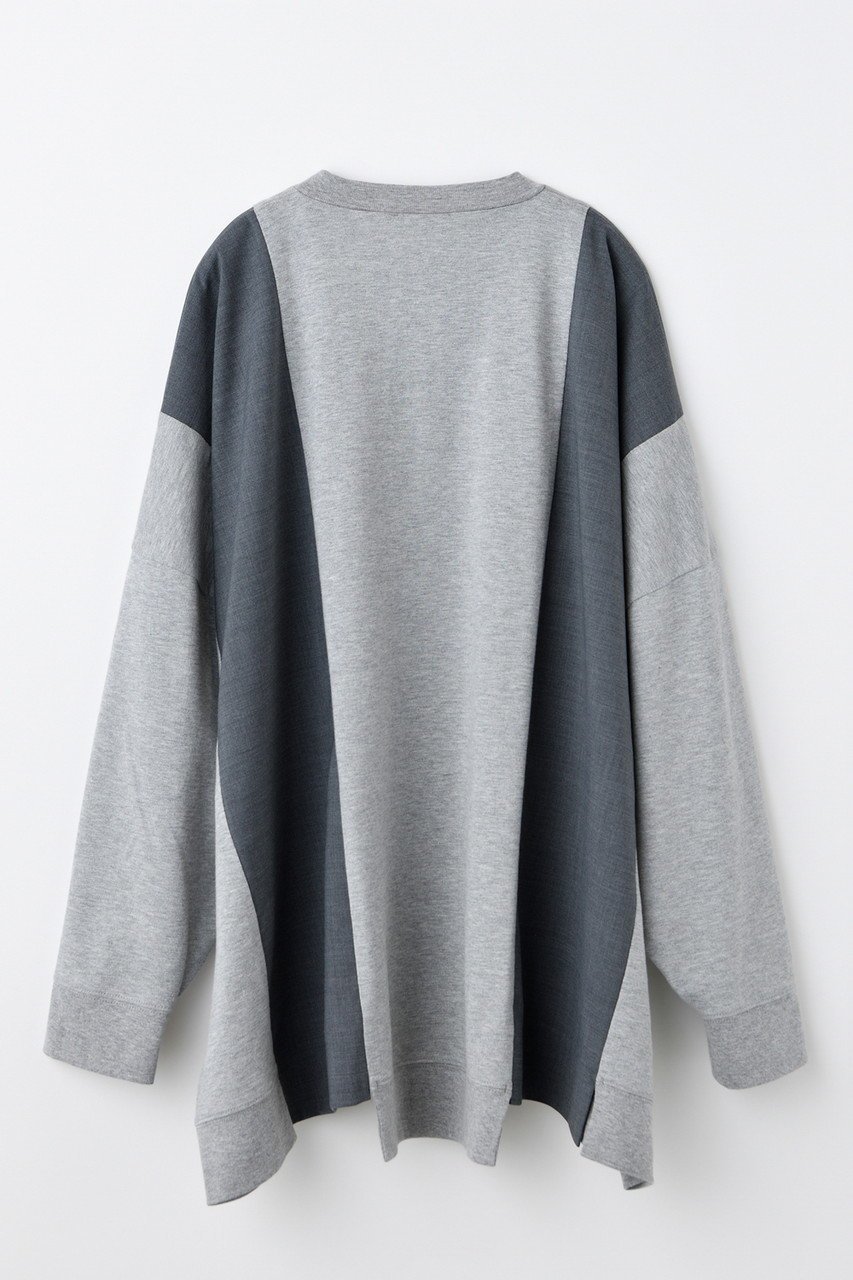 【エンフォルド/ENFOLD】のSWELL-HEM PULLOVER/プルオーバー 人気、トレンドファッション・服の通販 founy(ファニー) 　ファッション　Fashion　レディースファッション　Fashion for Women　トップス・カットソー　Cut & Sew Tops　ニット　Knit Tops & Sweaters　カジュアルプルオーバー・ニットトップス　Pullovers & Knit Tops / Casual Pullovers　カットソー　Cut and Sewn Top　クール　Cool, Chic　スウェット / スエット　Sweatshirt, Sweatwear　スーツ　Suit, Formalwear　ドッキング　Docking, Mixed Material　ベビー　Baby, Babywear　新作・新入荷　New Arrivals / New In　other-2|ID: prp329100004715352 ipo3291000000034068185