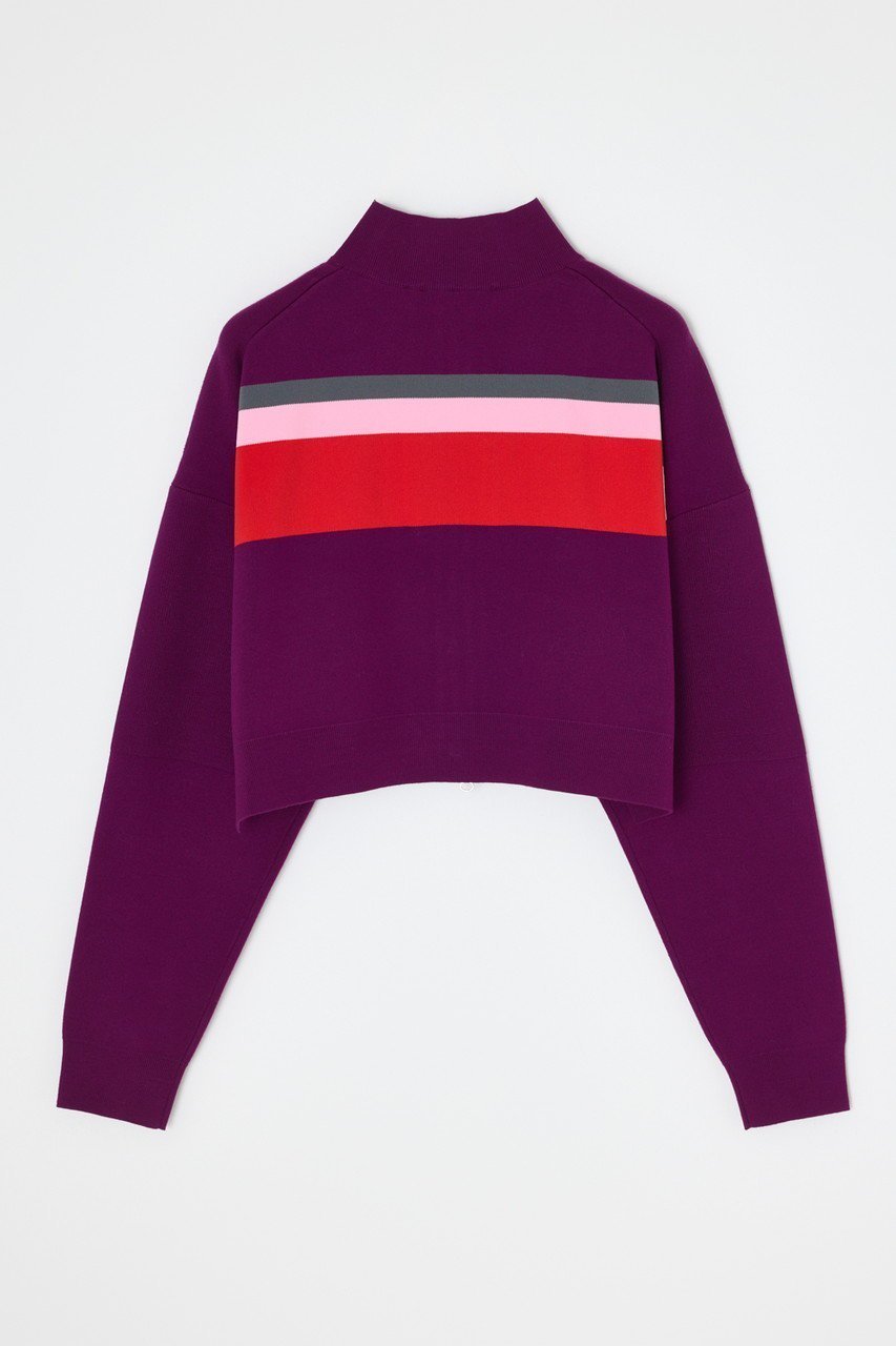 【エンフォルド/ENFOLD】のZIP CARDIGAN/カーディガン 人気、トレンドファッション・服の通販 founy(ファニー) 　ファッション　Fashion　レディースファッション　Fashion for Women　トップス・カットソー　Cut & Sew Tops　ニット　Knit Tops & Sweaters　カーディガン・羽織り　Layered Style Cardigans　インナー　Innerwear　カーディガン　Cardigan, Knitwear　ストレッチ　Stretch, Stretchy Fabric　ハイネック　High Neck, Mock Neck　バランス　Balance, Style Balance　フィット　Fit, Slim Fit　切替　Switching, Contrast Panel　新作・新入荷　New Arrivals / New In　other-2|ID: prp329100004715353 ipo3291000000034068189