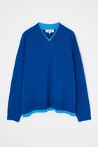 【エンフォルド/ENFOLD】のFAKE-LAYERED PULLOVER/プルオーバー 人気、トレンドファッション・服の通販 founy(ファニー) ファッション Fashion レディースファッション Fashion for Women トップス・カットソー Cut & Sew Tops ニット Knit Tops & Sweaters カジュアルプルオーバー・ニットトップス Pullovers & Knit Tops / Casual Pullovers 定番 Standard, Basic Item 新作・新入荷 New Arrivals / New In thumbnail ブルー|ID: prp329100004715354 ipo3291000000034068192