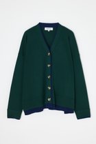 【エンフォルド/ENFOLD】のFAKE-LAYERED CARDIGAN/カーディガン 人気、トレンドファッション・服の通販 founy(ファニー) ファッション Fashion レディースファッション Fashion for Women トップス・カットソー Cut & Sew Tops ニット Knit Tops & Sweaters カーディガン・羽織り Layered Style Cardigans カーディガン Cardigan, Knitwear 新作・新入荷 New Arrivals / New In thumbnail ダークグリーン|ID: prp329100004715355 ipo3291000000034068196