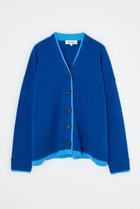 【エンフォルド/ENFOLD】のFAKE-LAYERED CARDIGAN/カーディガン 人気、トレンドファッション・服の通販 founy(ファニー) ファッション Fashion レディースファッション Fashion for Women トップス・カットソー Cut & Sew Tops ニット Knit Tops & Sweaters カーディガン・羽織り Layered Style Cardigans カーディガン Cardigan, Knitwear 新作・新入荷 New Arrivals / New In thumbnail ブルー|ID: prp329100004715355 ipo3291000000034068197
