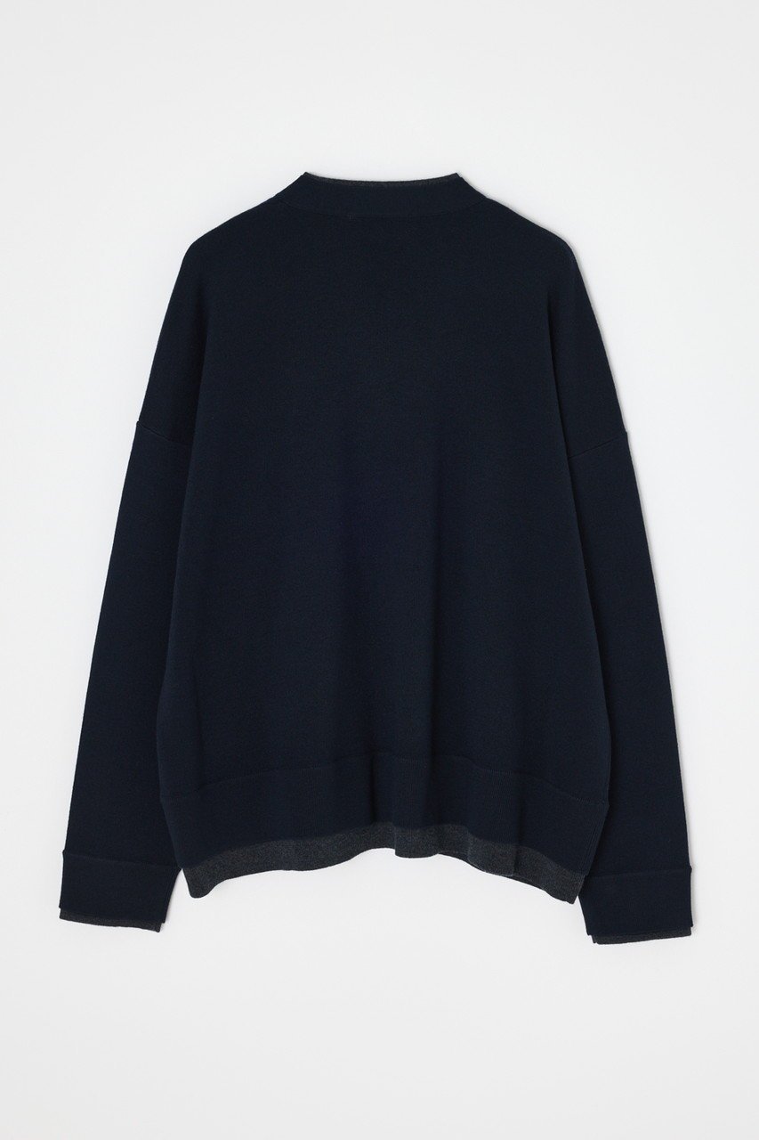 【エンフォルド/ENFOLD】のFAKE-LAYERED CARDIGAN/カーディガン 人気、トレンドファッション・服の通販 founy(ファニー) 　ファッション　Fashion　レディースファッション　Fashion for Women　トップス・カットソー　Cut & Sew Tops　ニット　Knit Tops & Sweaters　カーディガン・羽織り　Layered Style Cardigans　カーディガン　Cardigan, Knitwear　新作・新入荷　New Arrivals / New In　other-2|ID: prp329100004715355 ipo3291000000034068199