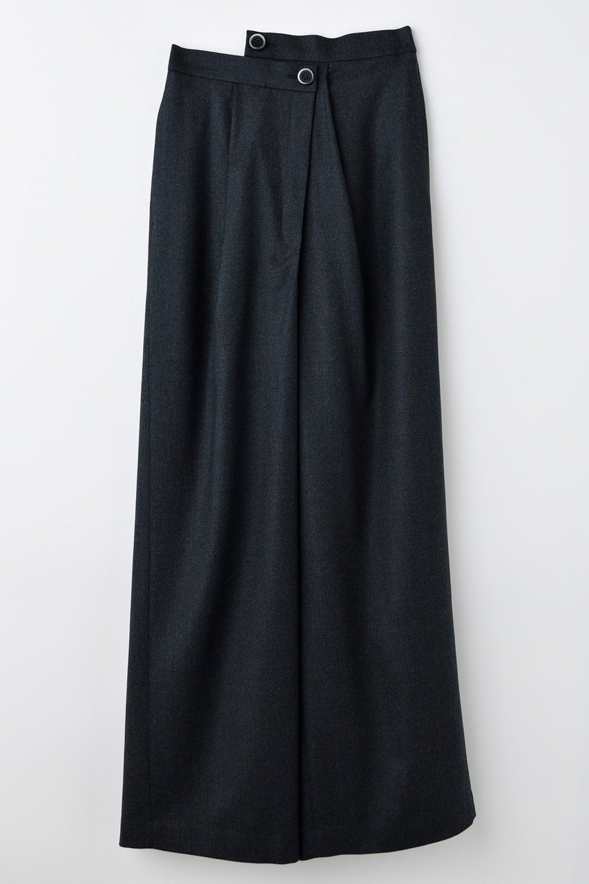 【エンフォルド/ENFOLD】のWIDE-TROUSERS/トラウザーズ・パンツ インテリア・キッズ・メンズ・レディースファッション・服の通販 founy(ファニー) 　ファッション　Fashion　レディースファッション　Fashion for Women　パンツ　Pants & Trousers　ストレッチ　Stretch, Stretchy Fabric　ストレート　Straight, Straight Cut　リラックス　Relax, Relaxed Fit　ワイド　Wide, Wide Fit　新作・新入荷　New Arrivals / New In　チャコールグレー|ID: prp329100004715359 ipo3291000000034068212