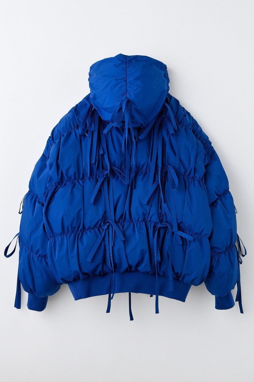 【エンフォルド/ENFOLD】のRIBBON DOWN-JACKET/ダウンジャケット 人気、トレンドファッション・服の通販 founy(ファニー) 　ファッション　Fashion　レディースファッション　Fashion for Women　アウター　Coat / Outerwear Collection　コート・ロングコート・ピーコート　Long Coats, Peacoats & More　レディースジャケット・軽アウター　Jackets　クッション　Cushion, Throw Pillow　ジャケット　Jacket, Outerwear　ストレッチ　Stretch, Stretchy Fabric　ダウン　Down, Puffer　リボン　Ribbon, Bow　ルーズ　Loose, Oversized　新作・新入荷　New Arrivals / New In　other-2|ID: prp329100004715363 ipo3291000000034068229