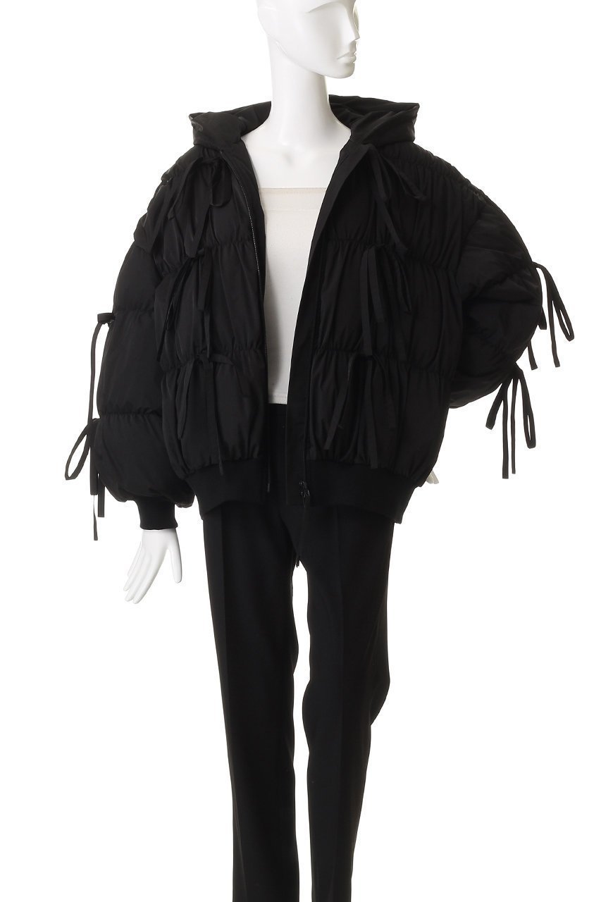【エンフォルド/ENFOLD】のRIBBON DOWN-JACKET/ダウンジャケット 人気、トレンドファッション・服の通販 founy(ファニー) 　ファッション　Fashion　レディースファッション　Fashion for Women　アウター　Coat / Outerwear Collection　コート・ロングコート・ピーコート　Long Coats, Peacoats & More　レディースジャケット・軽アウター　Jackets　クッション　Cushion, Throw Pillow　ジャケット　Jacket, Outerwear　ストレッチ　Stretch, Stretchy Fabric　ダウン　Down, Puffer　リボン　Ribbon, Bow　ルーズ　Loose, Oversized　other-2|ID: prp329100004715363 ipo3291000000035800721