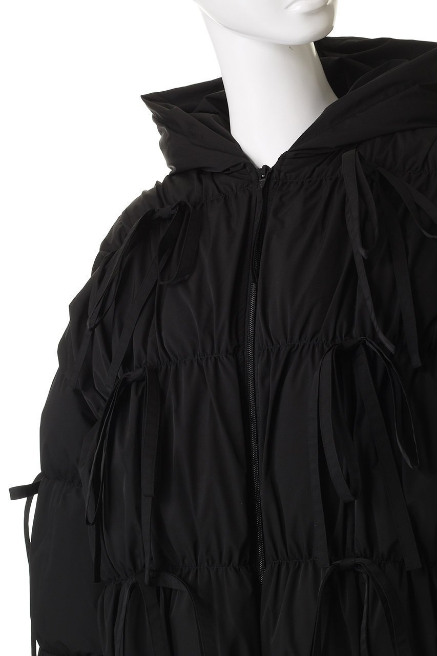 【エンフォルド/ENFOLD】のRIBBON DOWN-JACKET/ダウンジャケット 人気、トレンドファッション・服の通販 founy(ファニー) 　ファッション　Fashion　レディースファッション　Fashion for Women　アウター　Coat / Outerwear Collection　コート・ロングコート・ピーコート　Long Coats, Peacoats & More　レディースジャケット・軽アウター　Jackets　クッション　Cushion, Throw Pillow　ジャケット　Jacket, Outerwear　ストレッチ　Stretch, Stretchy Fabric　ダウン　Down, Puffer　リボン　Ribbon, Bow　ルーズ　Loose, Oversized　other-5|ID: prp329100004715363 ipo3291000000035800728