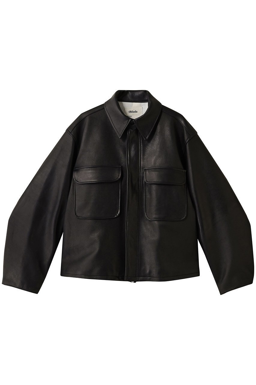 【オブラダ/Oblada】のLIGHT AVIATOR ジャケット インテリア・キッズ・メンズ・レディースファッション・服の通販 founy(ファウニー) 　ファッション　Fashion　レディースファッション　Fashion for Women　アウター　Coat / Outerwear Collection　レディースジャケット・軽アウター　Jackets　ジャケット　Jacket, Outerwear　ブルゾン　Blouson, Bomber Jacket　ポケット　Pocket, Pocket Detail　エレガント 上品　Elegant　ブラック|ID: prp329100004715367 ipo3291000000036827601