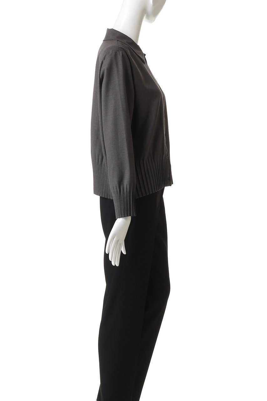 【ミズイロ インド/mizuiro ind】のpleats hem shirt シャツ 人気、トレンドファッション・服の通販 founy(ファニー) 　ファッション　Fashion　レディースファッション　Fashion for Women　トップス・カットソー　Cut & Sew Tops　シャツ・ブラウス・オフィスカジュアル　Elegant Blouses & Button-Ups　シンプル　Simple, Minimal　スタイリッシュ　Stylish, Fashionable　スリーブ　Sleeve, Long Sleeve / Short Sleeve　プリーツ　Pleats, Pleated　ロング　Long, Long-Length　エレガント 上品　Elegant　新作・新入荷　New Arrivals / New In　other-3|ID: prp329100004715384 ipo3291000000034068361