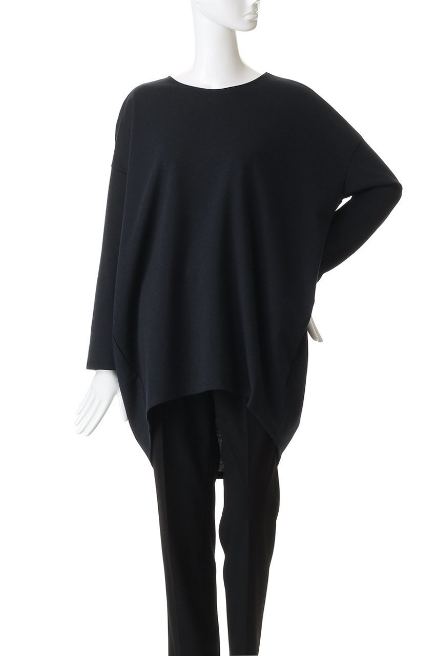 【ミズイロ インド/mizuiro ind】のcrew neck coon P/O プルオーバー 人気、トレンドファッション・服の通販 founy(ファニー) 　ファッション　Fashion　レディースファッション　Fashion for Women　トップス・カットソー　Cut & Sew Tops　シャツ・ブラウス・オフィスカジュアル　Elegant Blouses & Button-Ups　ロングTシャツ・Tシャツ　Longline T-Shirts & Tees　カジュアルプルオーバー・ニットトップス　Pullovers & Knit Tops / Casual Pullovers　カットソー・ベーシックTシャツ　Cut-and-Sewn Tops / Stretch Tees & Basics　スリーブ　Sleeve, Long Sleeve / Short Sleeve　ベーシック　Basic, Essential　ロング　Long, Long-Length　新作・新入荷　New Arrivals / New In　other-2|ID: prp329100004715385 ipo3291000000034068377