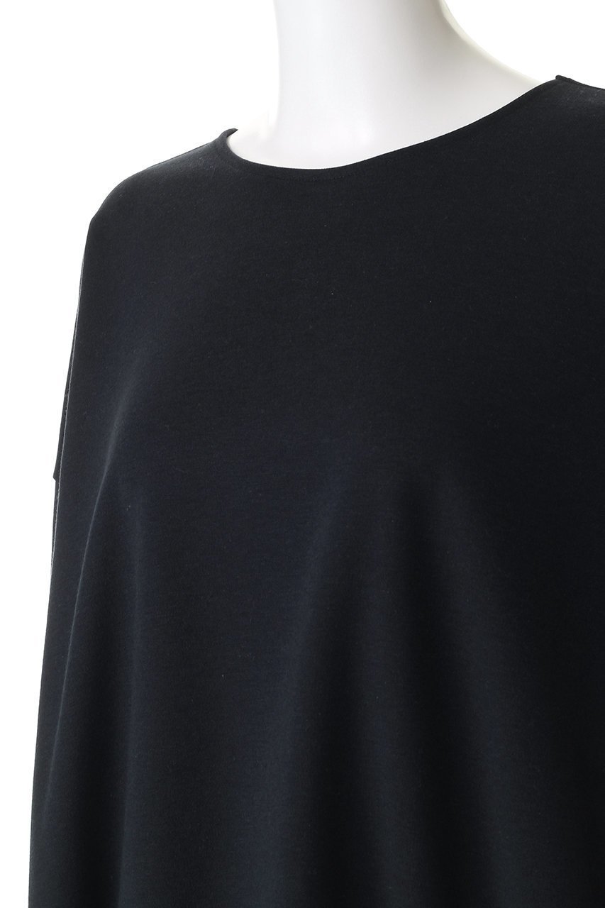 【ミズイロ インド/mizuiro ind】のクルーネックコクーンプルオーバー 人気、トレンドファッション・服の通販 founy(ファニー) 　ファッション　Fashion　レディースファッション　Fashion for Women　トップス・カットソー　Cut & Sew Tops　シャツ・ブラウス・オフィスカジュアル　Elegant Blouses & Button-Ups　ロングTシャツ・Tシャツ　Longline T-Shirts & Tees　カジュアルプルオーバー・ニットトップス　Pullovers & Knit Tops / Casual Pullovers　カットソー・ベーシックTシャツ　Cut-and-Sewn Tops / Stretch Tees & Basics　スリーブ　Sleeve, Long Sleeve / Short Sleeve　ベーシック　Basic, Essential　ロング　Long, Long-Length　other-5|ID: prp329100004715385 ipo3291000000035744090