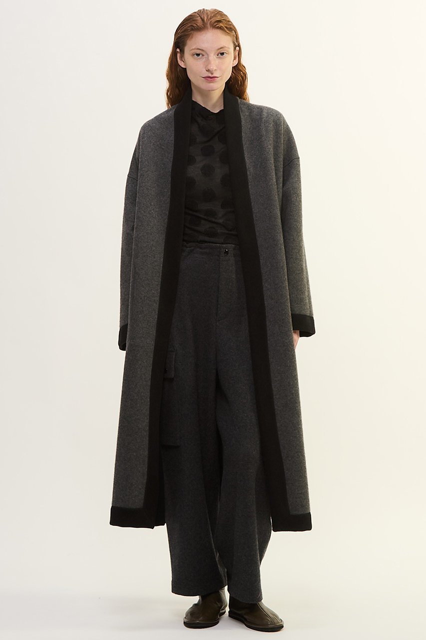 【プレインピープル/PLAIN PEOPLE】のカシミヤフリースコート 人気、トレンドファッション・服の通販 founy(ファニー) 　ファッション　Fashion　レディースファッション　Fashion for Women　アウター　Coat / Outerwear Collection　コート・ロングコート・ピーコート　Long Coats, Peacoats & More　なめらか　Smooth, Silky Texture　ガウン　Gown, Robe　ストール　Stole, Wrap　スリット　Slit, Slit Detail　タートル　Turtleneck, Turtle Collar　ロング　Long, Long-Length　新作・新入荷　New Arrivals / New In　other-5|ID: prp329100004715389 ipo3291000000034068398